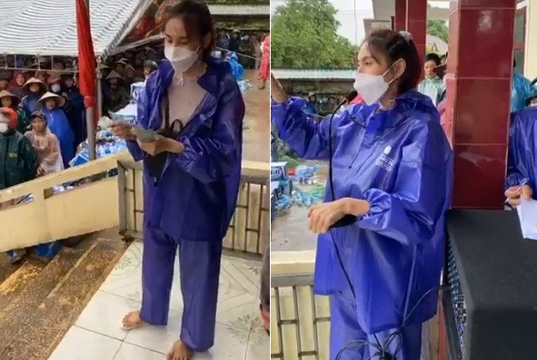 Thuy Tien phat tien cho hon 1000 dan Minh Hoa, tran an “con tien“-Hinh-2