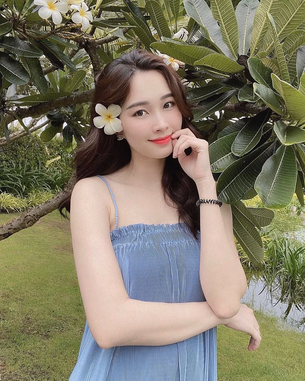 Năm 2017, Thu Thảo kết hôn với doanh nhân Trung Tín và bộ đôi đã có với nhau hai con. Ảnh: Instagram.