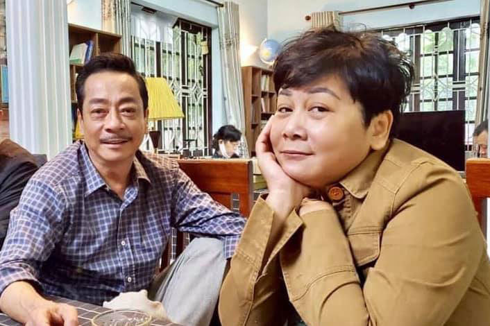 NSND Hoàng Dũng và NSND Minh Hằng.