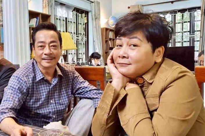 NSND Hoàng Dũng và NSND Minh Hằng.