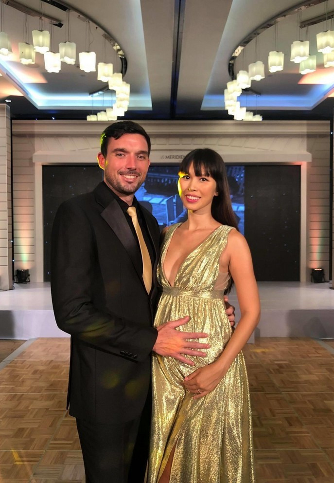 Olly không ngần ngại thừa nhận mình là người đàn ông may mắn khi gặp được người phụ nữ như Hà Anh.