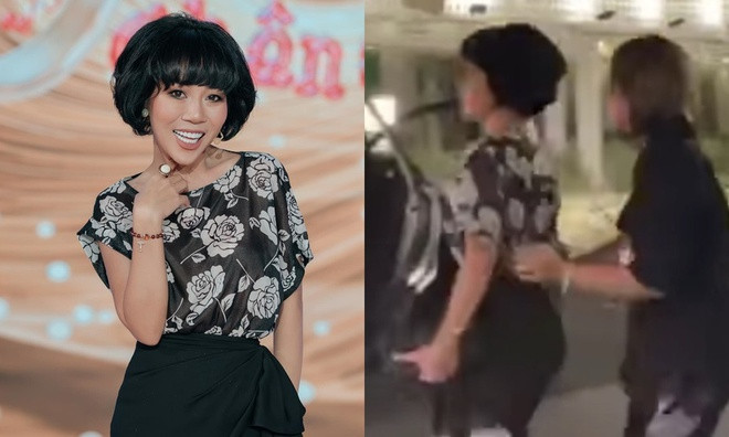 Tối 24/10, Trác Thúy Miêu được mời tham dự show của Đỗ Mạnh Cường nhưng khi đến nơi cô không được vào. Trên mạng xã hội sau đó lan truyền đoạn video cho thấy nữ MC bức xúc vứt thiệp mời trước khi chương trình diễn ra và nhanh chóng bỏ về với thái độ không vui. Ảnh: Chụp màn hình.