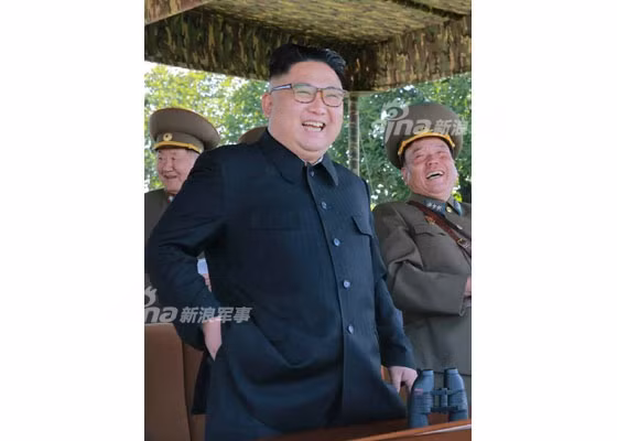 Cuộc tập trận có sự tham gia, theo dõi, chỉ đạo của nhà lãnh đạo Kim Jong-un. Nguồn ảnh: Sina