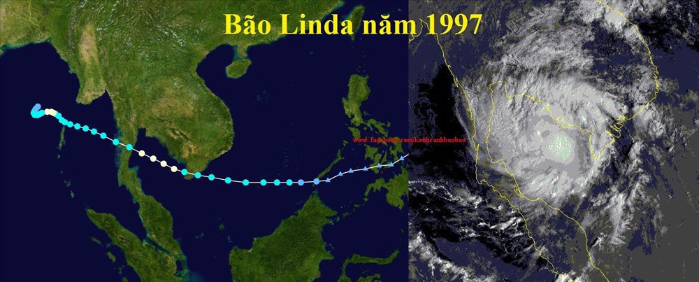 Đầu tháng 11/1997, Bão số 5 (Bão nhiệt đới Linda) đổ bộ bào các tỉnh miền Tây Nam bộ, tâm bão là các tỉnh Bạc Liêu, Cà Mau, sức gió giật cấp 10 lên tới 100 km/h, làm 3.111 người chết, thiệt hại kinh tế khoảng 8.500 tỷ đồng. 