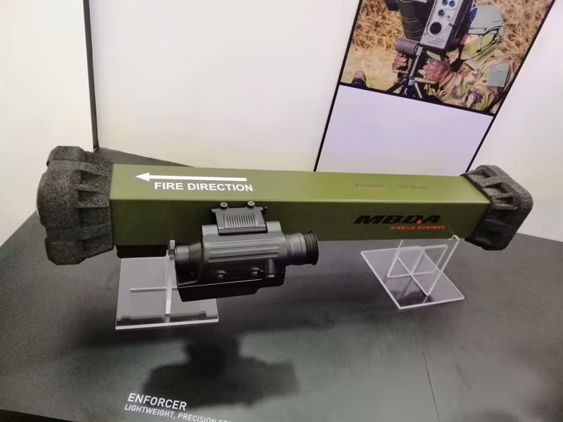 Tham dự DSE 2019 có sản phẩm của những tập đoàn quốc phòng hàng đầu Nga, Ukraine, Israel, Mỹ... và tập đoàn công nghiệp quốc phòng hàng đầu châu Âu cũng như thế giới MBDA với tên lửa chống tăng đa năng hạng nhẹ Enforcer.