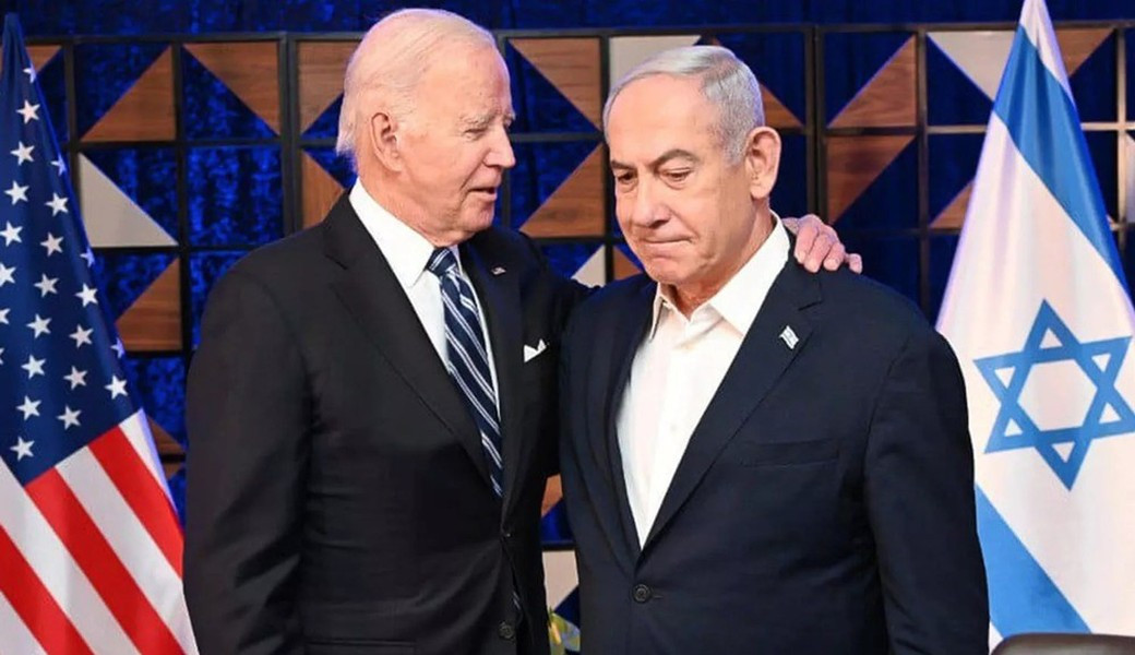 "Nhờ sự hiện diện của họ và kỹ năng tuyệt vời của các quân nhân Mỹ, chúng tôi đã giúp Israel bắn hạ gần như toàn bộ UAV và tên lửa của Iran tấn công", ông Biden nói.