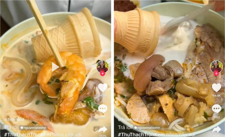 Những người từng thưởng thức món ăn lạ đời này nhận xét nước dùng có hương vị mới lạ, béo hơn và không khó ăn như ấn tượng ban đầu. Tuy nhiên, không phải ai cũng đủ dũng cảm để thử qua sự kết hợp nóng - lạnh lạ đời như thế này.