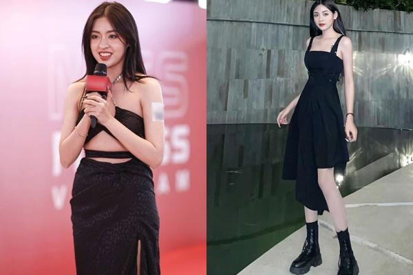 Nếu so sánh hai hình ảnh ngoài đời thực và trên mạng có thể thấy sắc vóc Thanh Tâm khác xa hoàn toàn.