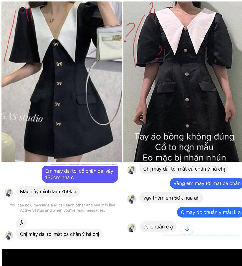 Mới đây trên mạng xã hội xuất hiện bài viết của một cô gái bày tỏ nỗi lòng khi mua hàng online. Theo đó, để chuẩn bị cho ngày Tết, cô nàng này đã đặt may một chiếc đầm giống như mẫu có sẵn trên mạng với giá 750 ngàn đồng.