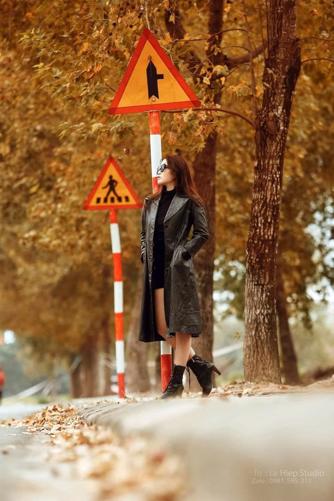 Đây là khu vực tường bao ngoài của Đại sứ quán Hàn Quốc. Chính vì thế, khi check-in tại đây bạn nên giữ trật tự, tránh gây ồn ào hay tụ tập đông người. Ảnh: Le Hiep/ Hà Nội Riviu