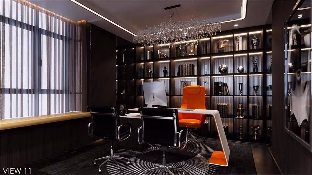 Netizn không khỏi ngỡ ngàng trước nội thất bên trong nhà vô cùng sang trọng.