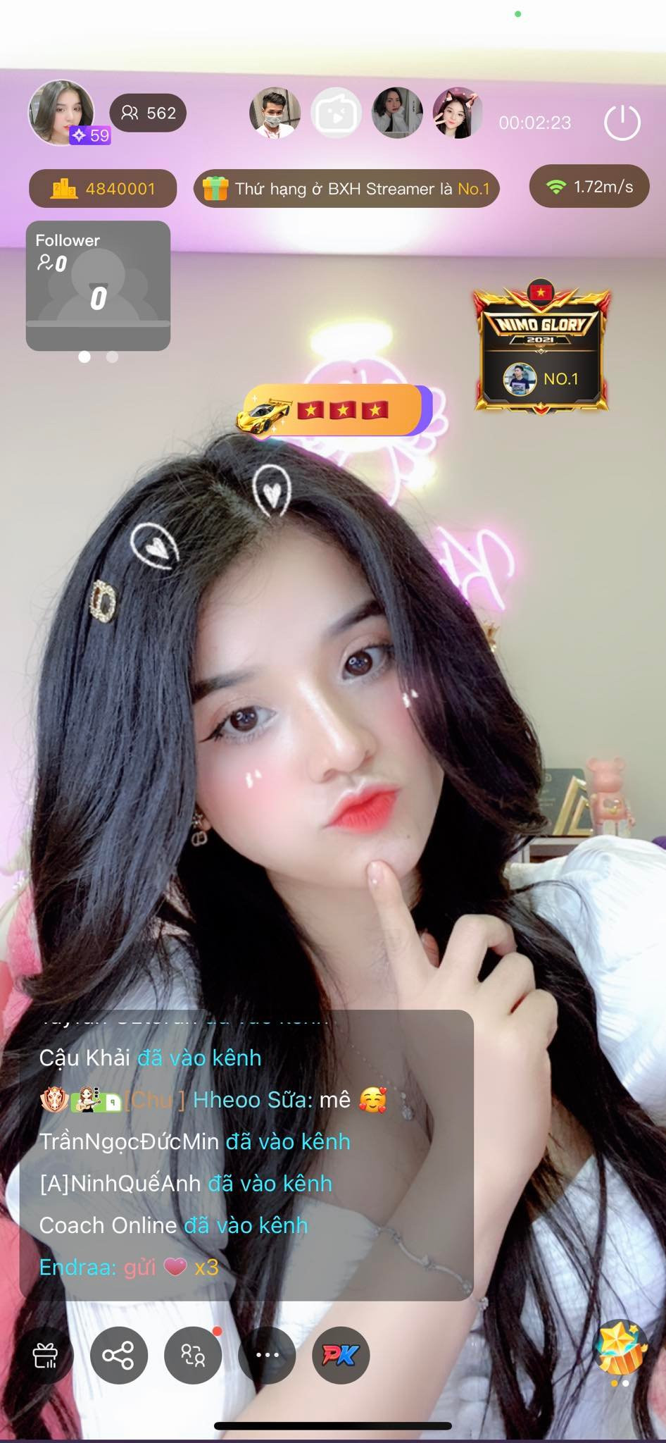 Khánh Khánh bắt đầu làm streamer chuyên nghiệp từ tháng 8/2021 nhưng đến nay thành tích mà gái xinh đạt được cũng rất đáng ngưỡng mộ.