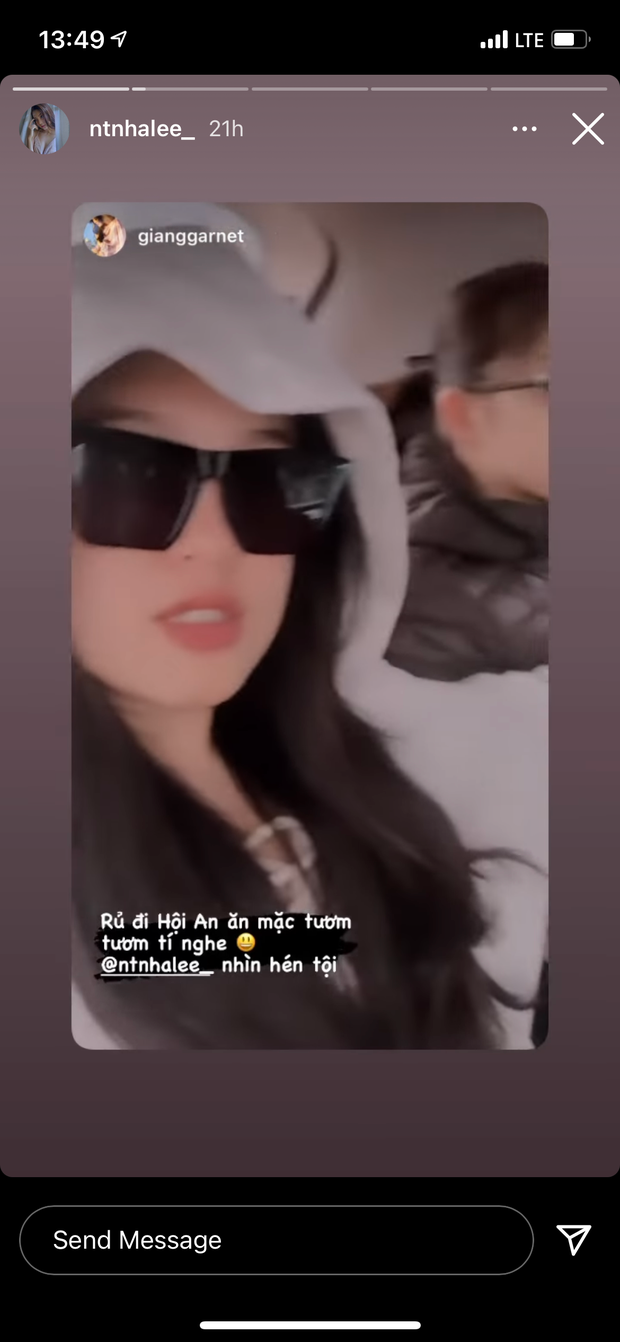 Nhật Lê sau đó cũng re-up lại những story của bạn bè lên trang cá nhân mình.