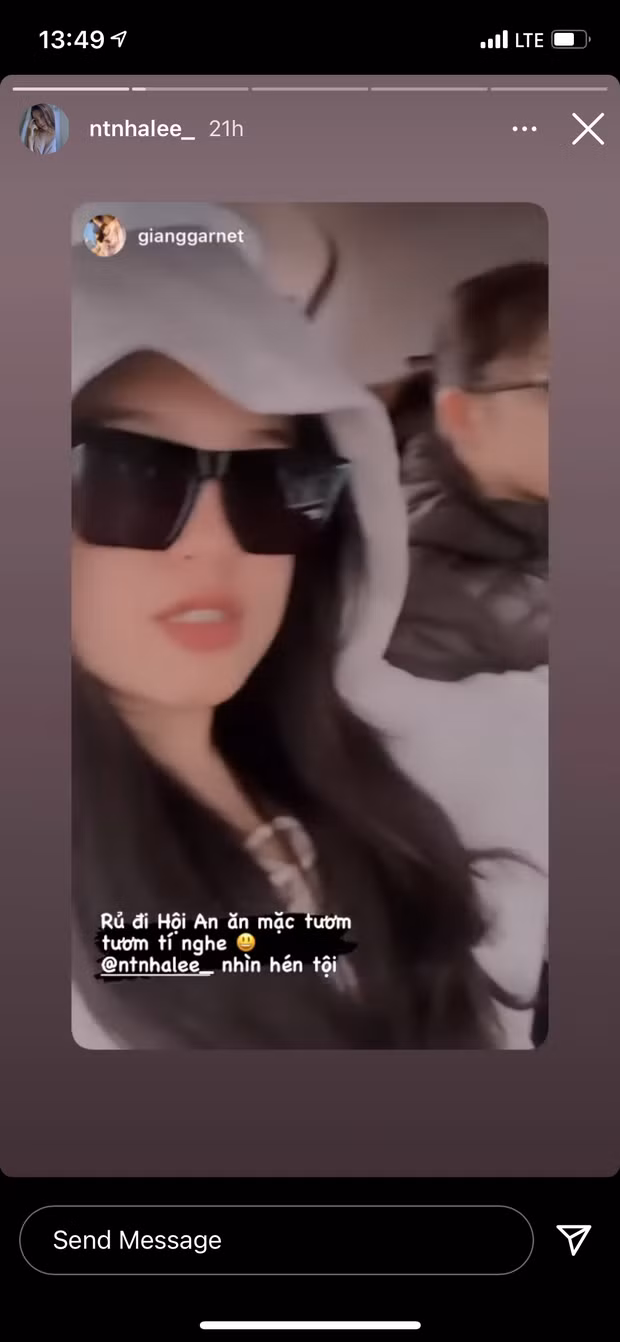 Nhật Lê sau đó cũng re-up lại những story của bạn bè lên trang cá nhân mình.