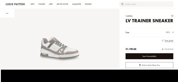 Được biết, đôi giày này có giá trị khoảng 1.190 USD (hơn 27 triệu đồng).