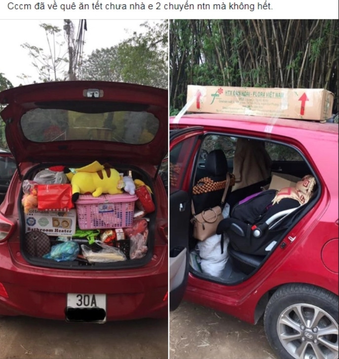 Mang cả "nhà" về quê theo đúng nghĩa đen và nghĩa bóng.