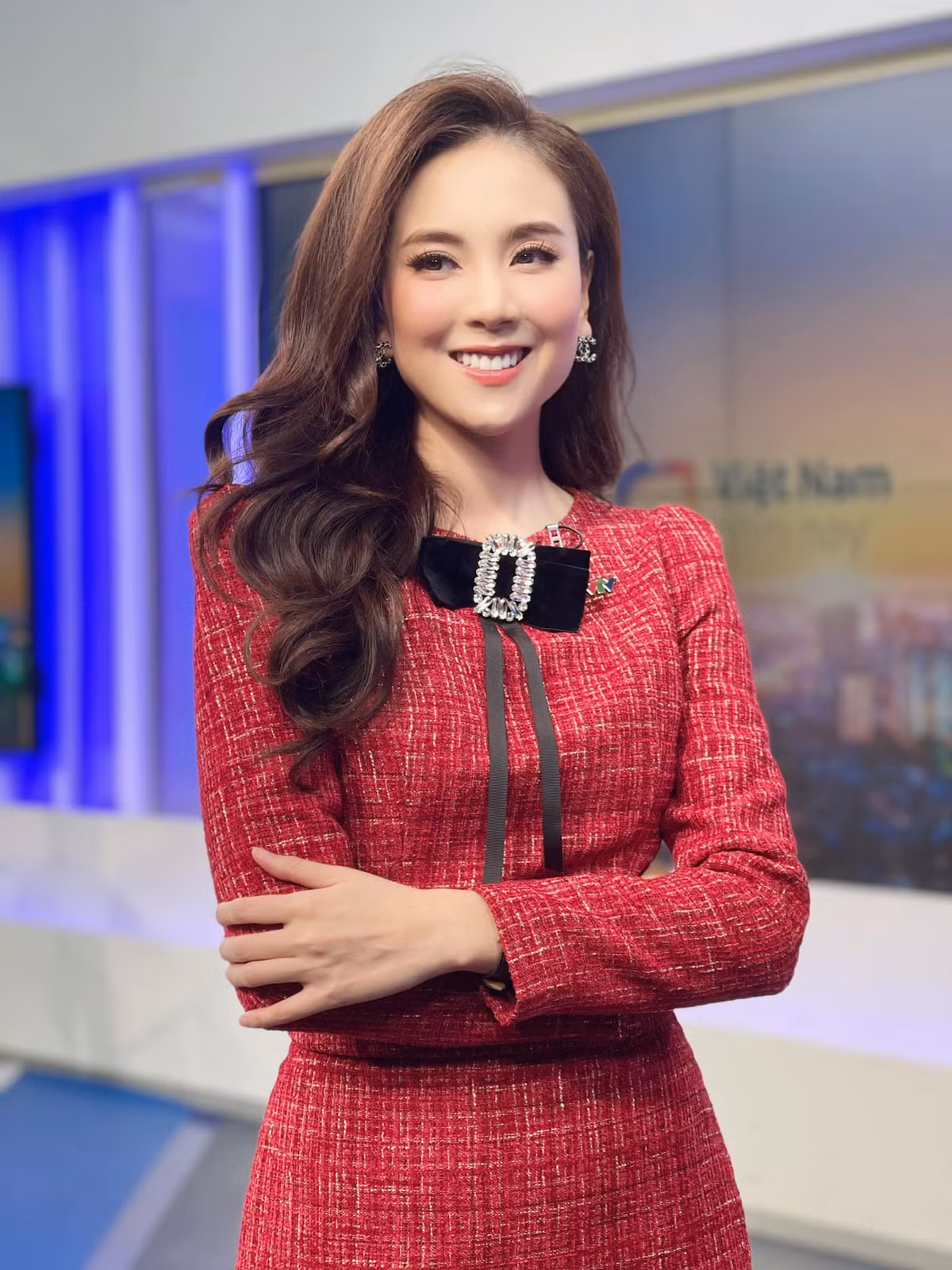 Được mệnh danh là " MC đẹp nhất VTV", Mai Ngọc nhận về nhiều sự quan tâm của cộng đồng mạng.