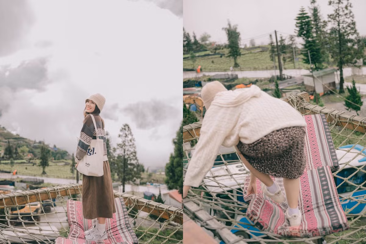 Trong khi, cô chụp cho bạn những tấm hình xinh lung linh, căn góc chuẩn chỉnh, bắt trọn cảnh sắc thiên nhiên tuyệt đẹp ở Sapa thì người bạn đồng hành của cô lại cho ra những “tác phẩm” hoàn toàn ngược lại.
