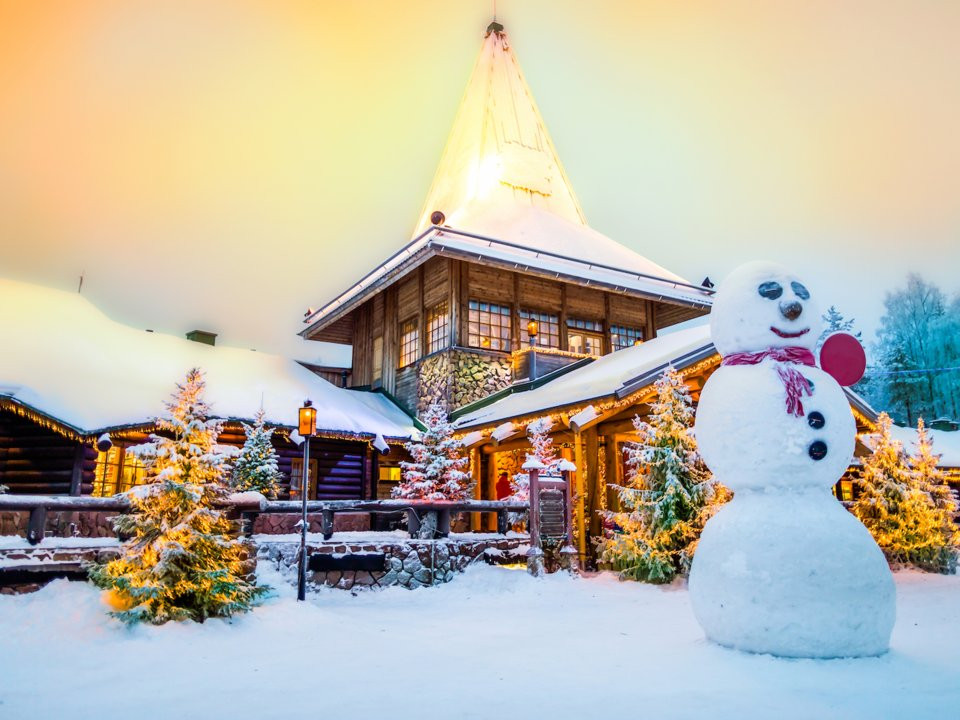 Ngôi làng Santa Claus ở vùng Lapland của Phần Lan.