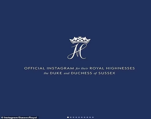 Theo Daily Mail, Công nương Meghan Markle và Hoàng tử Harry mới đây đăng tải những bức ảnh chưa từng được công bố lên tài khoản Instagram chính thức của họ - @SussexRoyal. (Nguồn ảnh: Daily Mail)