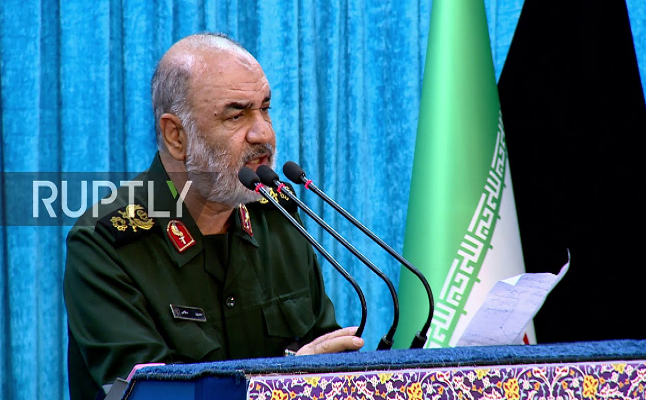 Được biết, Chuẩn tướng Salami từng là chỉ huy của Không quân IRGC trong khoảng thời gian từ năm 2005 đến tháng 10/2009. Ảnh: Ruptly.