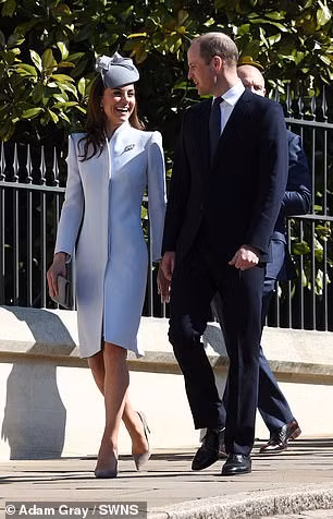 Công tước và Nữ Công tước xứ Cambridge tới dự lễ kỷ niệm tại nhà nguyện St.George.