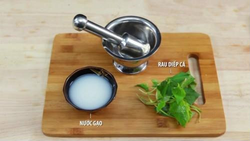 Rau diếp cá và nước vo gạo rất lành tính và có tác dụng trị ho hiệu quả - Ảnh minh họa: Internet