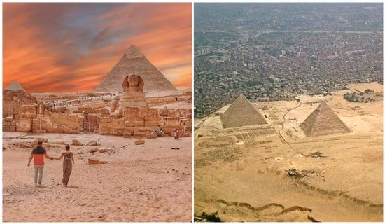 Bức ảnh tiết lộ sự thật về thế giới: hóa ra kim tự tháp không xa xôi con người hay tồn tại ở một nơi hẻo lánh như chúng ta thường nghĩ.