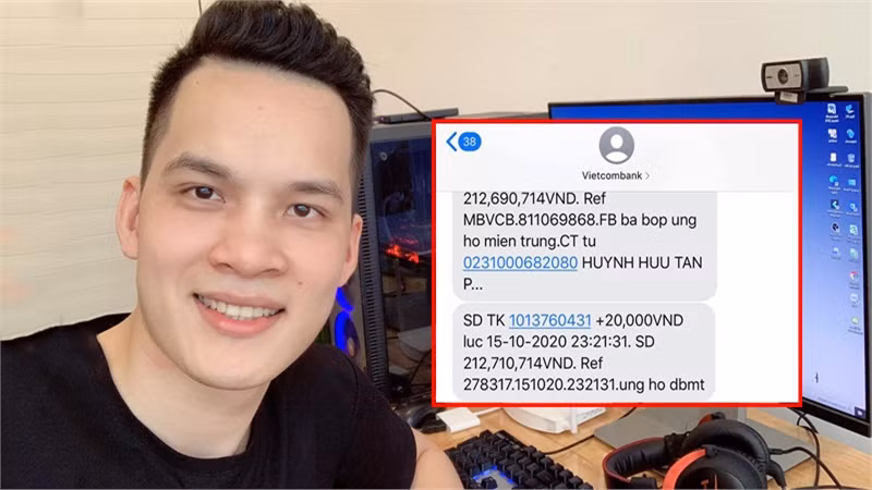 Rất nhiều người đã nhanh chóng gửi quyên góp đến SKT của anh chàng và chỉ sau vài tiếng stream, tổng số tiền anh nhận được để chuyển cho đồng bào miền Trung đã lên đến 250 triệu đồng.