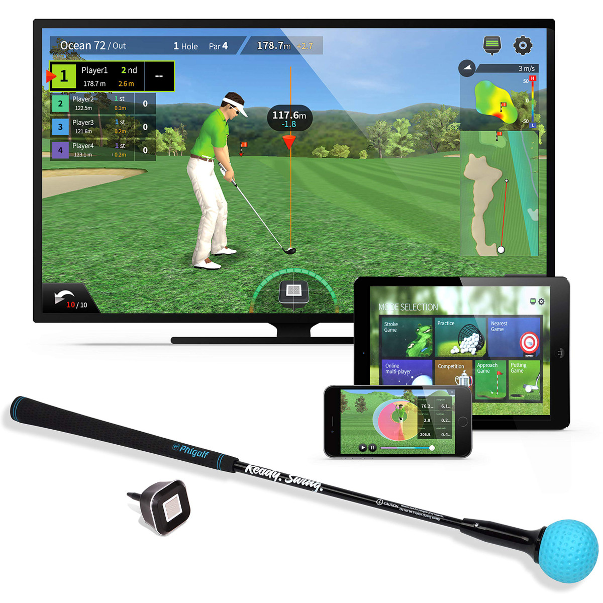 Được coi là hệ thống tập putting thông minh đầu tiên trên thế giới, SmartGolf mang lại cho người dùng trải nghiệm tập luyện kỹ thuật putt bóng một cách khoa học và trực quan. Ưu điểm đầu tiên là gọn nhẹ và dễ sử dụng khi có thể lắp đặt ở bất kỳ không gian nào như sân vườn, phòng khách,...
