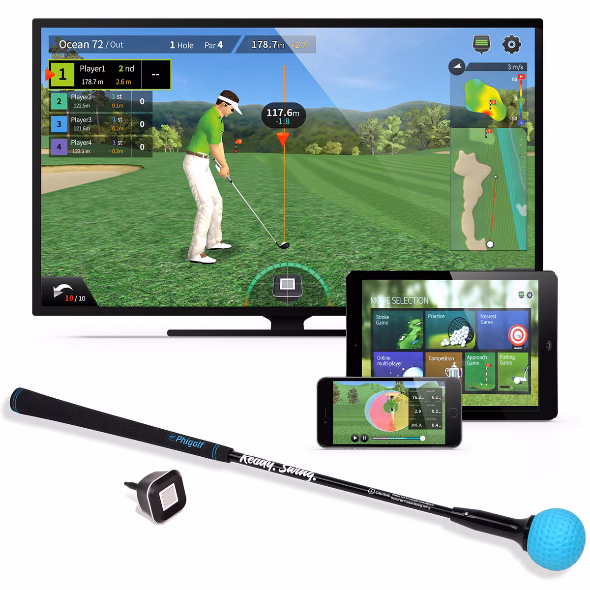 Được coi là hệ thống tập putting thông minh đầu tiên trên thế giới, SmartGolf mang lại cho người dùng trải nghiệm tập luyện kỹ thuật putt bóng một cách khoa học và trực quan. Ưu điểm đầu tiên là gọn nhẹ và dễ sử dụng khi có thể lắp đặt ở bất kỳ không gian nào như sân vườn, phòng khách,...