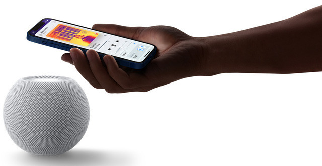 Mặt trên của loa là một mặt cảm ứng chứa phím dừng/chơi nhạc, tăng giảm âm lượng và là nơi xuất hiện của Siri. Màng loa đa hướng cho âm thanh 360 độ, vi xử lý Apple S5 cho phép kết nối nhiều loa cùng 1 lúc và khả năng xử lý âm thanh vượt trội.