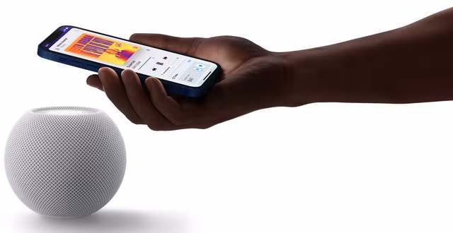 Mặt trên của loa là một mặt cảm ứng chứa phím dừng/chơi nhạc, tăng giảm âm lượng và là nơi xuất hiện của Siri. Màng loa đa hướng cho âm thanh 360 độ, vi xử lý Apple S5 cho phép kết nối nhiều loa cùng 1 lúc và khả năng xử lý âm thanh vượt trội.