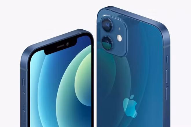 Còn đây là hình ảnh iPhone 12 phiên bản xanh Navy mà Apple tung ra trước đó.