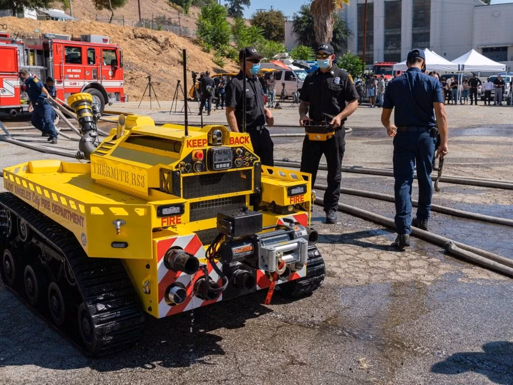 Đây là sản phẩm của công ty Howe &amp; Howe Technologies chuyên về robotics tại Textron.