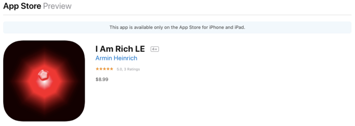 App này sẵn có trên App Store và được bán với giá 9,99 USD.