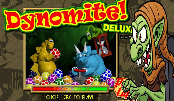 Trong game, nhiệm vụ của bạn là bắn hạ những hàng trứng khủng long trong thời gian quy định. Giống như Đào vàng, người chơi chỉ cần thao tác chuột để trải nghiệm Dynamite.