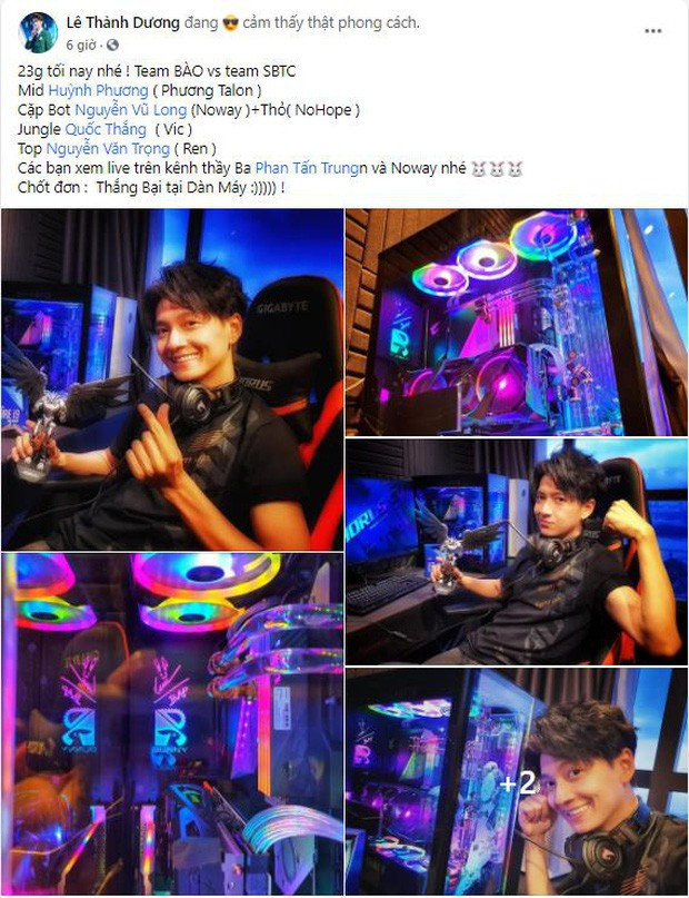 Ngô Kiến Huy đã tham gia trận showmatch gây quỹ với nhiều streamer Việt Nam như "người gác cổng Kim Cương" Thầy Giáo Ba, NoWay, "thần rừng" Sena, QTV... Anh còn rất thân thiết với game thủ như ngài Ren, BigKoro...