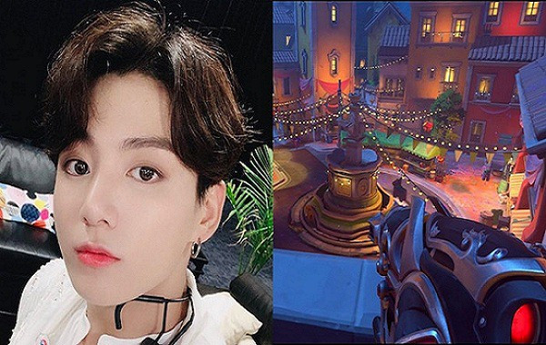 Suga, V và Jungkook đều là những fan cuồng Overwatch, một tựa game bắn súng đồng đội nổi tiếng.