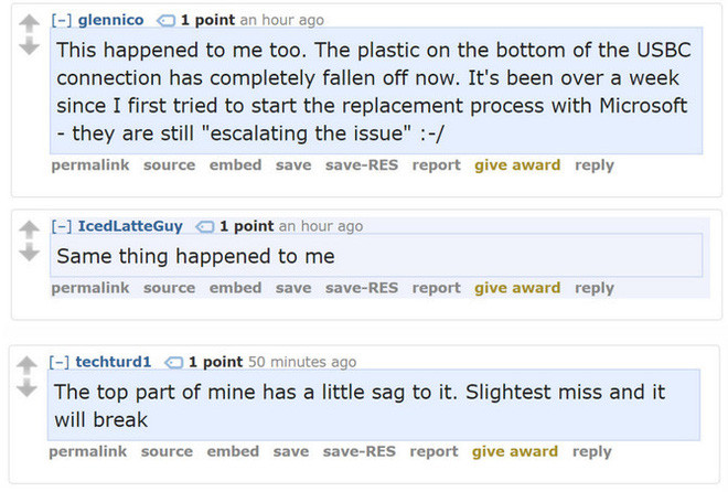 Việc có đông người cùng gặp lỗi phần cứng khiến người ta nghi ngờ về khả năng thiết kế smartphone màn hình gập non trẻ của Microsoft.