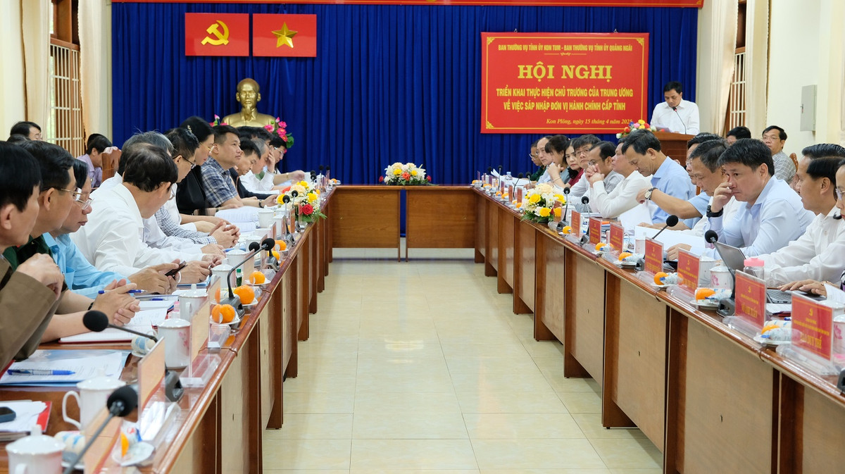 Quang Ngai, Kon Tum lap cac to cong tac chung phuc vu sap nhap