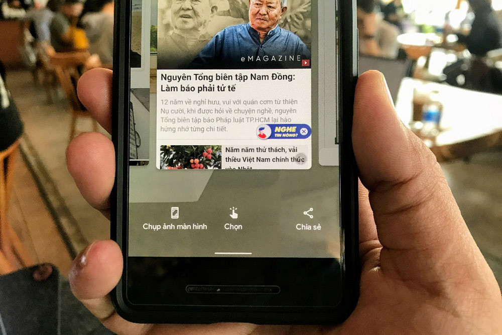 Cách chụp ảnh màn hình từ trình đơn đa nhiệm của Android 11 Cach chup anh man hinh tu trinh don da nhiem cua Android 11