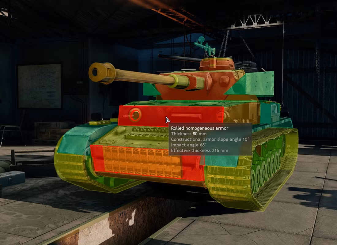 Quy trình chế tạo của loại giáp này được làm từ phôi thép đạt chất lượng được gia công đến một kích thước thích hợp, sau đó được cán nóng đồng nhất để có tăng cường tính chất chịu lực đồng đều cho tấm giáp này từ trong ra ngoài.