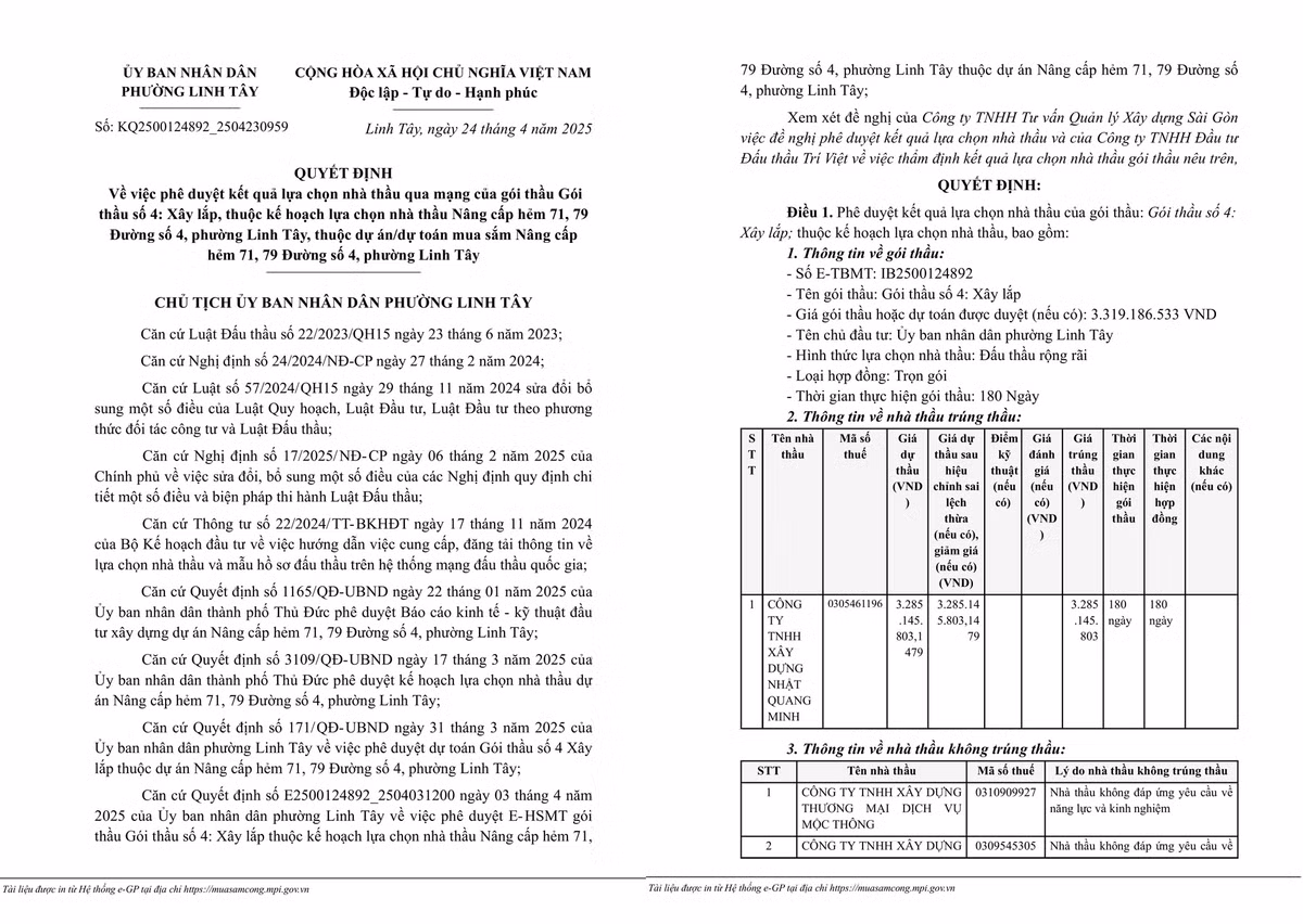 TP Thu Duc: Goi nang cap hem phuong Linh Tay tiet kiem duoc 34 trieu