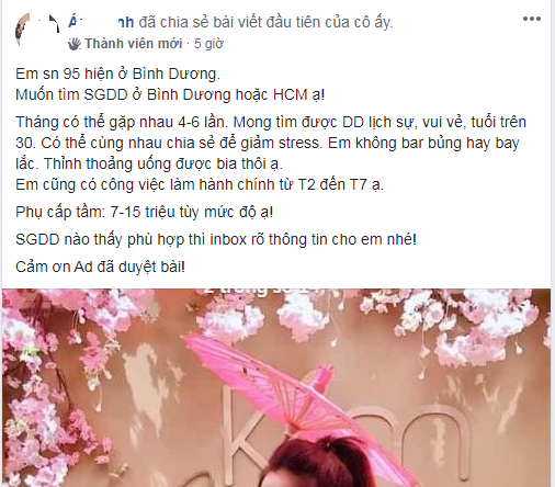 Nhóm "Bố nuôi con nuôi": Lệch lạc xã hội hay chiêu trò tận thu của gái mại dâm? Nhom
