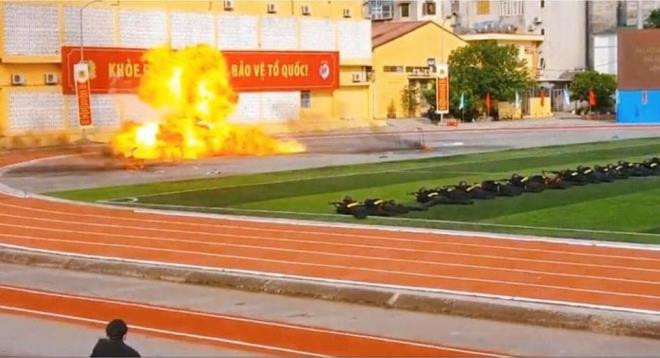 Diễn tập tấn công chống khủng bố. (Ảnh: C500)