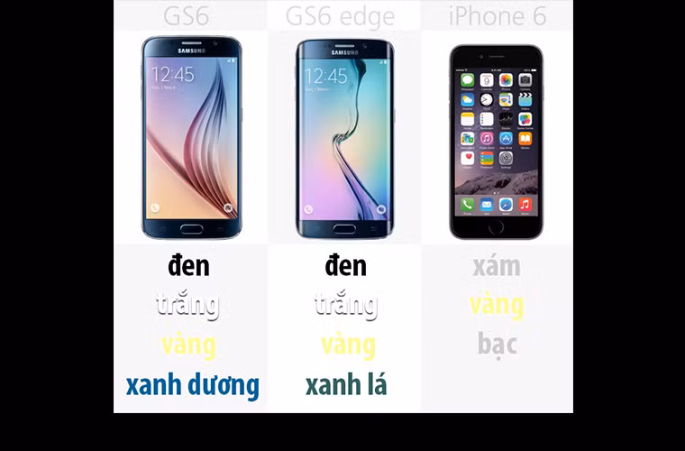  Màu sắc: Bộ đôi Galaxy S mới nhất cung cấp nhiều tùy chọn màu sắc hơn.