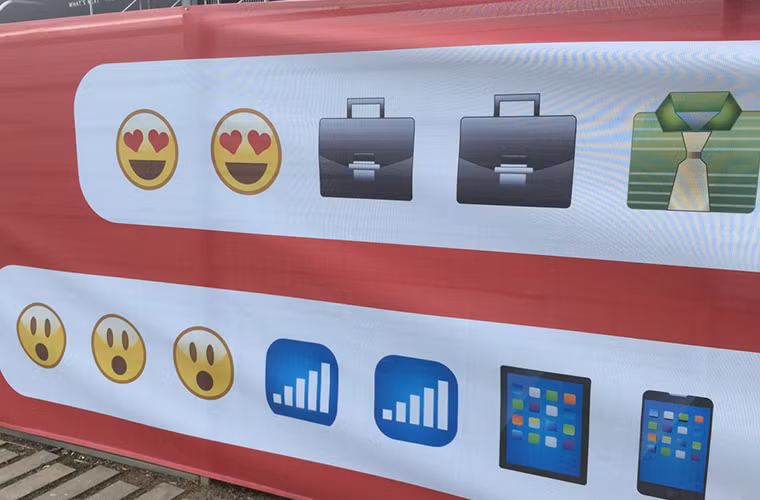 Các biểu tượng emoji này là nhằm thể hiện tình yêu công nghệ của mọi người.