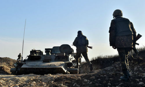 Quan doi Ukraine vap phai su phan doi du doi tu Konstantinovka