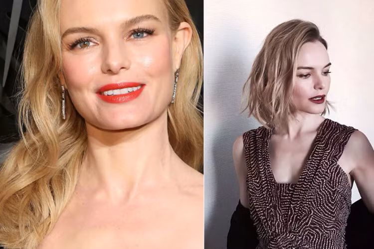 Người đẹp Kate Bosworth thay đổi màu tóc từ bạch kim với vàng trong những năm qua. Với mái tóc ngắn gợn sóng cá tính, Kate được nhận xét là trẻ trung hơn.